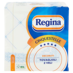 REGINA CINQUESTELLE TOVAGLIOLI 2 VELI 38X38 43 PEZZI