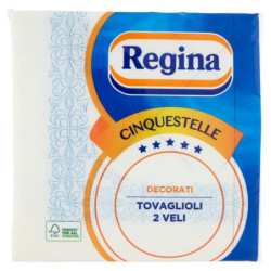 SERVIETTES REGINA CINQUESTELLE 2 PLIS 38X38 43 PIÈCES