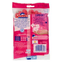 Spontex Guanti Casalinghi Comfort Taglia M