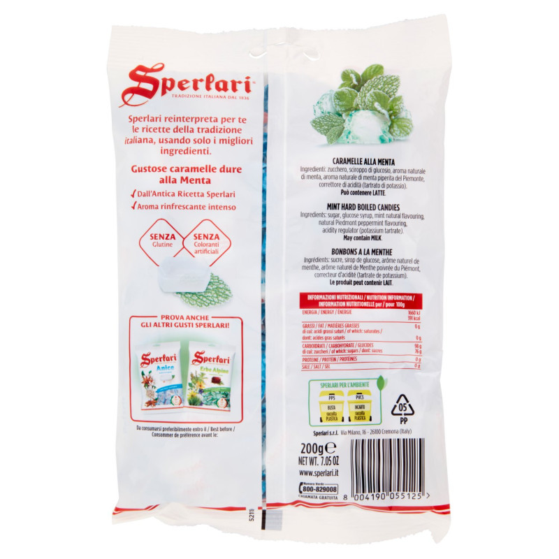 Sperlari Polaris Caramelle Dure 200 g