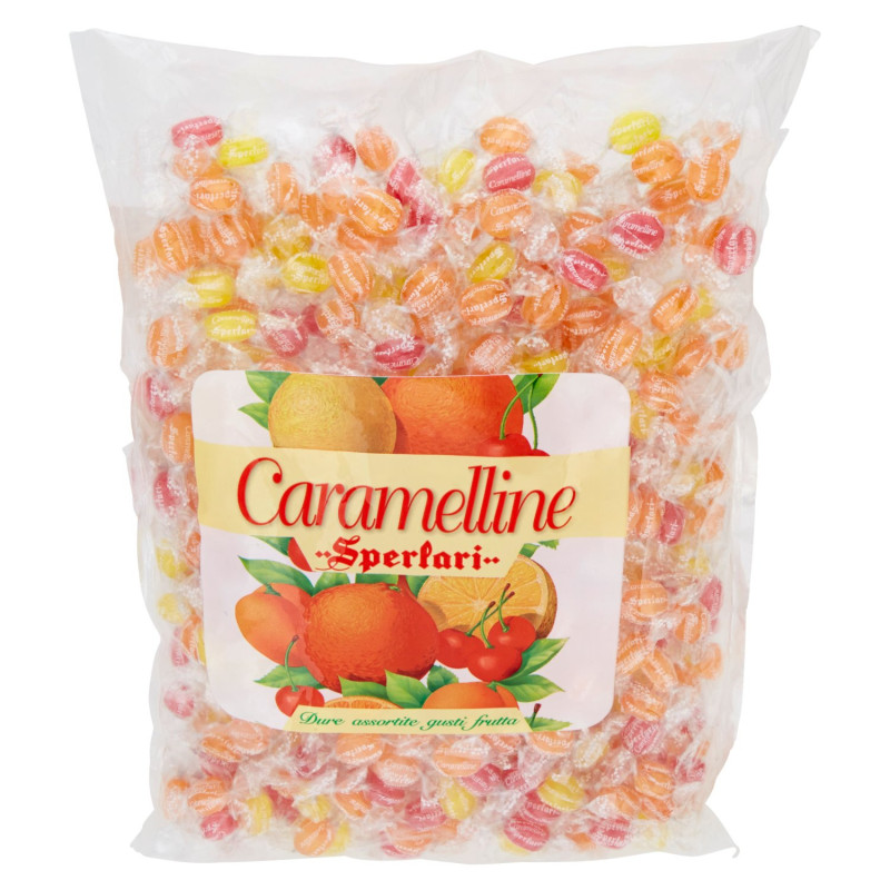 SPERLARI CARAMELLINE DURE ASSORTITE GUSTI FRUTTA 1 KG