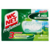 WC NET - 3 EFFECT SCENTED BAR, SOLID SANITIZING WC CLEANER, MOUNTAIN FRESH, 4 PIECES