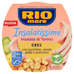 Rio mare Insalatissime Insalata di Tonno Ceci con zucchine, carote gialle e arancioni 160 g