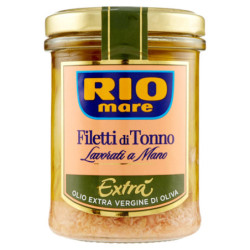 FILETES DE ATÚN RIO MARE EN ACEITE DE OLIVA VIRGEN EXTRA 180 G