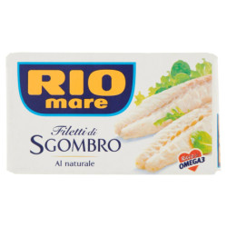 RIO MARE FILETES DE CABALLA AL NATURAL 125 G