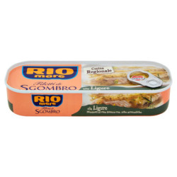 RIO MARE FILETES DE MACKERE AL ESTILO DE LIGURIA MARINADOS EN VINO BLANCO CON HIERBAS AROMÁTICAS 120 G