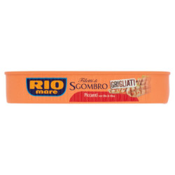 Rio mare Filetti di Sgombro all'Olio di Oliva con Peperoncino Piccante Grigliati 120 g