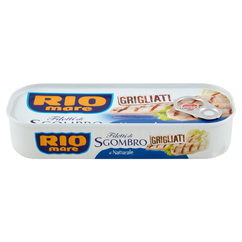 RIO MARE GRILLED NATURAL MACKEREL FILLETS 120 G