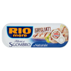 RIO MARE GRILLED NATURAL MACKEREL FILLETS 120 G