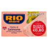 RIO MARE FILETTO DI SALMONE ALL'OLIO EXTRA VERGINE DI OLIVA AL VAPORE 125 G