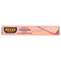 Rio mare Filetto di Salmone all'Olio Extra Vergine di Oliva al Vapore 125 g