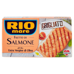 Rio mare Filetto di Salmone all'Olio Extra Vergine di Oliva Grigliato 125 g