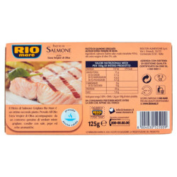 Rio mare Filetto di Salmone all'Olio Extra Vergine di Oliva Grigliato 125 g