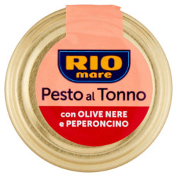 PESTO DE THON RIO MARE AUX OLIVES NOIRES ET CHILI 130 G