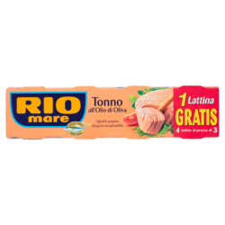 ATÚN DE RIO MARE EN ACEITE DE OLIVA 4 X 120 G