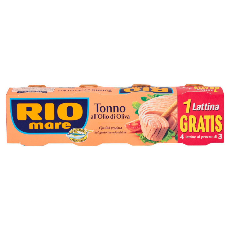 RIO MARE TUNA IN OLIVE OIL 4 X 120 G