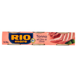 THON RIO MARE À L'HUILE D'OLIVE 3 X 80 G