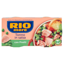 ATÚN DE RIO MARE EN SALSA CON GUISANTES 2 X 160 G