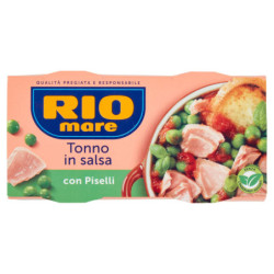 ATÚN DE RIO MARE EN SALSA CON GUISANTES 2 X 160 G