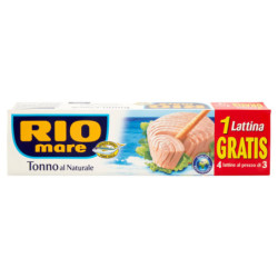 RIO MARE ATUN AL NATURAL 4 X 80 G