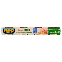 RIO MARE TUNA IN ORGANIC EXTRA VIRGIN OLIVE OIL 4 X 65 G