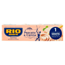 RIO MARE THUNFISCH IN OLIVENÖL, GEFISCHT VON ROLE 3+1 X 80 G