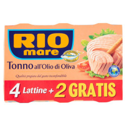 ATÚN DE RIO MARE EN ACEITE DE OLIVA 6 X 80 G