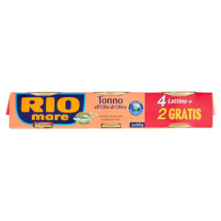 ATÚN DE RIO MARE EN ACEITE DE OLIVA 6 X 80 G