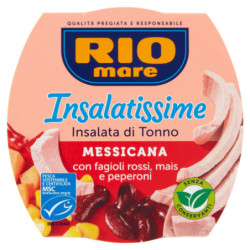 Rio mare Insalatissime Insalata di Tonno Messicana con fagioli rossi, mais e peperoni 160 g