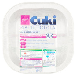 CUKI PRESENTA PLATOS BOWL DE ALUMINIO 15 UNIDADES