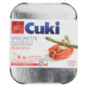 CUKI CONSERVA Y COCINA BANDEJAS DE ALUMINIO CON TAPA 1 RACIÓN - 5 UDS (R31)