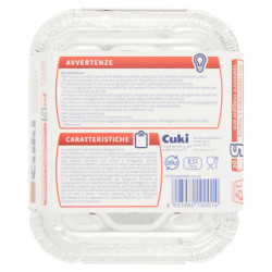 CUKI CONSERVA Y COCINA BANDEJAS DE ALUMINIO CON TAPA 1 RACIÓN - 5 UDS (R31)