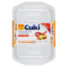 CUKI CUOCE VASCHETTE ALLUMINIO CON MANICI 5PORZIONI - 3 PZ (RS85)