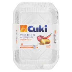 CUKI COOKS BANDEJAS ALUMINIO 6 PORCIONES - 2 UDS (R181)