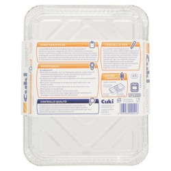 CUKI COOKS ALUMINUM TRAYS 4 PORTIONS - 4 PCS (R75)