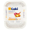 CUKI COOKS DOUBLE STRENGTH ALUMINUM TRAYS 1 PORTION 6 PCS