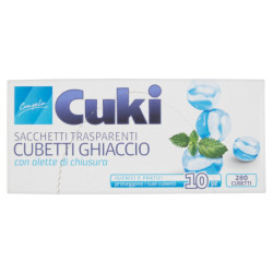 CUKI CONGELA CUBOS DE HIELO (10 PIEZAS - 280 CUBOS)