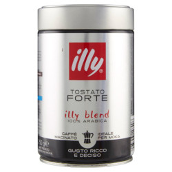 CAFÉ MOLIDO TOSTADO FUERTE ILLY IDEAL PARA MOKA 250 G