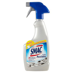 SMAC - BRILLA ACCIAIO SPRAY, LIMPIADOR PARA SUPERFICIES DE ACERO, ACCIÓN PULIDO 520 ML