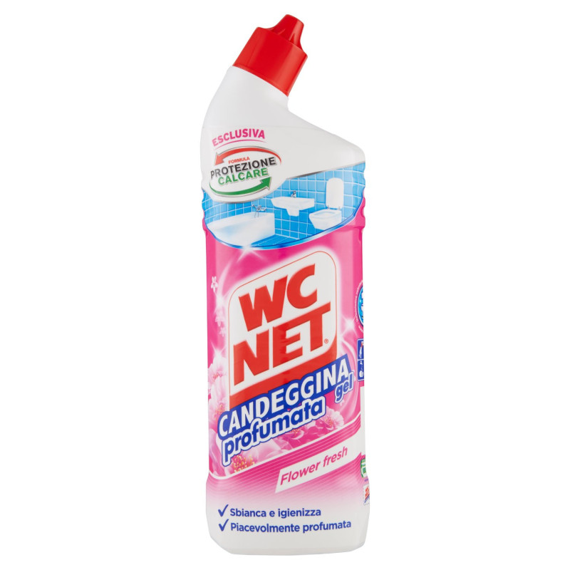 Wc Net - Candeggina profumata gel, flower fresh, 700 ml