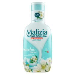 MALIZIA BAIN MOUSSE AU MUSC BLANC ANTIBACTÉRIEN 1000 ML