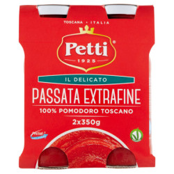 Passata di pomodoro extrafine "Il delicato" Petti - 2 x 350g - 100% POMODORO TOSCANO