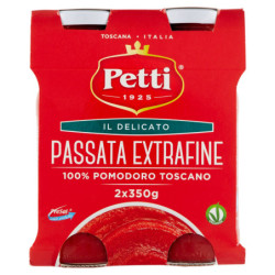 Passata di pomodoro extrafine "Il delicato" Petti - 2 x 350g - 100% POMODORO TOSCANO