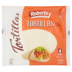 ROBERTO TORTILLAS 4 TORTILLAS 240 G