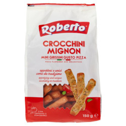 ROBERTO CROCCHINI MIGNON MINI GRISSINI GUSTO PIZZA 150 G