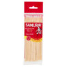 SAMURÀI DELUXE BROCHETAS DE BAMBÚ SECCIÓN REDONDA 15 CM Ø 2,5 MM 100 UD