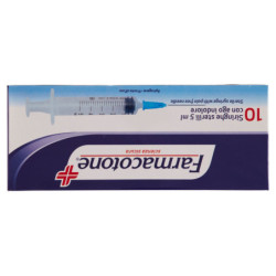 Farmacotone Siringhe sterili 5 ml con ago indolore 10 pz