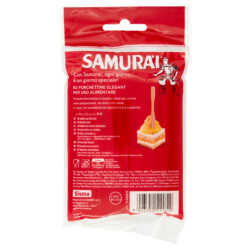 SAMURÀI FORCHETTINE ELEGANT IN BAMBÙ 9 CM 60 PZ