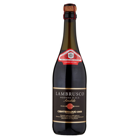 CHIARLI CENTENARIO 1860 LAMBRUSCO MODENA DOC AMABILE 0,75 L