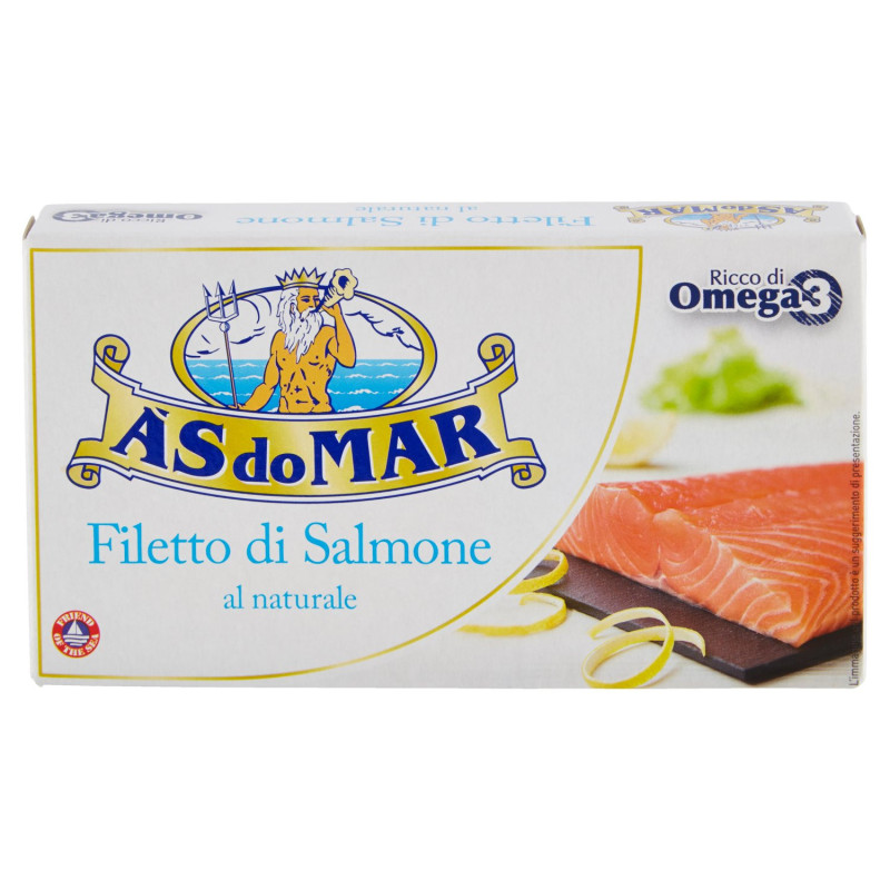 Asdomar Filetto di Salmone al naturale 150 g